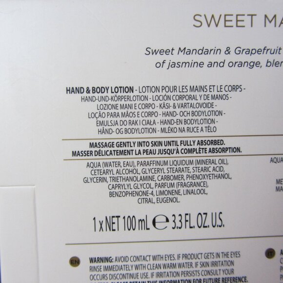 sweet mandarin & grapefruit lotion shower gel set Baylis & Harding NIB (W3912) - Picture 4 of 7